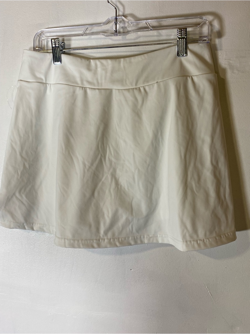 Ivory Golf Skort Tennis Skirt Athletic Preppy Country Club Minimalist Size L - Picture 6 of 7